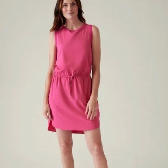 Athleta Women's Mini Dress - Vibrant Pink - Picture 2 of 8